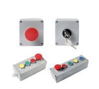 Cast Aluminum Push Button Switch Control Box Explosion-proof Junction Enclosure Emergency Start Stop NWPNLXEA(1P Key)
