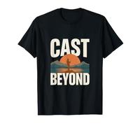 Cast Beyond Fishing Lake Aventure de pêcheur en Plein air T-Shirt