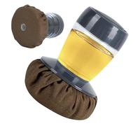 Cast Iron Cleaner Scrubber,Non-scratch Scouring Pad with Oil Distributeur | Cast Iron Skillet Scrubber,for Le Silicone Oil Brush To ProBarbecue Outdoor Grill Kitchen Baking BBQ Cookware Oven Stove