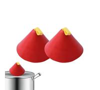 Cast Iron Handle Cover - Silicone Heat Resistant Holder, Anti-Scald Protection | 2 Pack Pot Grip Mitt with Triangular Shape, Durable Knob Protector for Cooking Bakeware BBQ Pan Frying Kitchen Supplies