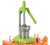 Cast Iron Juicer Hand Press, Manual Juicer Hand Press,Stainless Steel Lemon Squeezer for Bar Kitchen, Easy to Clean (Green)