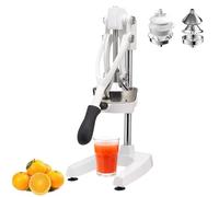 Cast Iron Manual Citrus Juicer, Heavy Duty Hand Press Countertop Squeezer for Fresh Orange Lemon Juice, Hand Juicer Machines