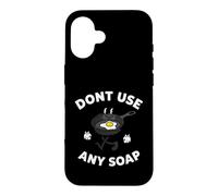 Cast Iron Skillet Funny Dont Use Any Soap Retro Pan Coque pour iPhone 16