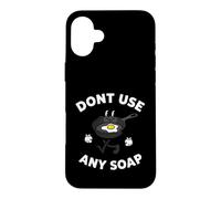 Cast Iron Skillet Funny Dont Use Any Soap Retro Pan Coque pour iPhone 16 Plus