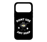 Cast Iron Skillet Funny Dont Use Any Soap Retro Pan Coque pour iPhone 17 Pro Max