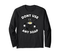 Cast Iron Skillet Funny Dont Use Any Soap Retro Pan Manche Longue