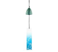 Cast Iron Wind Chime Bell - Pine Cone Design | 15.75 inch Green Outdoor Decoration, 90g Hanging Garden Decor for Homeowners Gardeners Nature Lovers Porch Patio Balcony