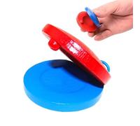 Castagnettes 1/2 Clacker - Castagnettes Faites à la Main, claqueurs en Bois | Clap à Percussion en Bois Amusant et éducatif, claquement à percussions pour débutants, Souvenirs pour en Espagne