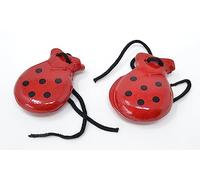 Castagnettes 1 paire de petits CASTANETS ESPAGNOLS 6 cm (2-6) bois de pin naturel TAILLE pour les plus petits