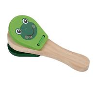 Castagnettes en Bois, Mini castagnette, Jouet à Motif Animal, Instrument de Musique à Percussion, claquement à la Main pour , Apprentissage du Rythme précoce, Cadeau Musical Amusant