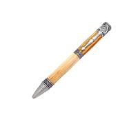 Castagnou - Stylo | CASINO | en bois d'olivier - idée cadeau original et unique - artisanal tourné et assemblé à la main en occitanie - made in France - coffret cadeau homme femme