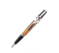 Castagnou - Stylo | INFIRMIERE | en bois d'olivier - idée cadeau original et unique - artisanal tourné et assemblé à la main en occitanie - made in France - coffret cadeau homme femme