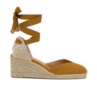 Castañer - Alpargata Avec Talon Compensé DE 7 CM - Femme - Chaussures - Jaune - Taille: 40 EU
