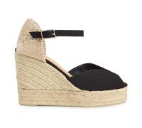 Castañer - Bianca/8Ed/001 11 cm Wedges - Femme - Chaussures - Noir - Taille: 39 EU