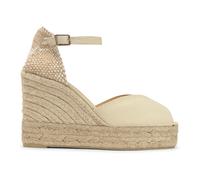 Castañer - Bianca Espadrille Wedge - Femme - Chaussures - Beige - Taille: 36 EU