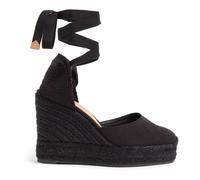Castañer - Carina C/8Ed/001 11 cm Wedges - Femme - Chaussures - Noir - Taille: 38 EU