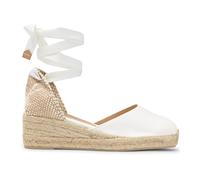 Castañer - Carina Espadrille - Femme - Chaussures - Blanc - Taille: 36 EU