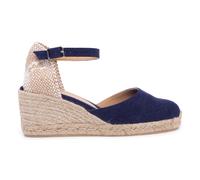 Castañer - Carol/6 Compensées Espadrilles - Femme - Chaussures - Bleu - Taille: 39 EU
