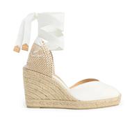 Castañer - Chiara/8/001 Compensées 9 cm - Femme - Chaussures - Blanc - Taille: 39 EU