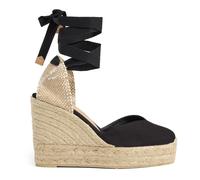 Castañer - Chiara/8Ed/001 Compensées de 11 cm - Femme - Chaussures - Noir - Taille: 41 EU