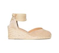 Castañer - Chiara Wedge Espadrille - Femme - Chaussures - Beige - Taille: 41 EU