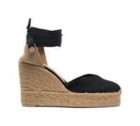 Castañer - Chiara Wedge Espadrille - Femme - Chaussures - Noir - Taille: 38 EU