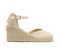 Castañer - Chiarita Wedge Espadrille - Femme - Chaussures - Beige - Taille: 38 EU
