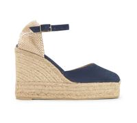Castañer - Chiarita Wedge Espadrille - Femme - Chaussures - Bleu - Taille: 39 EU