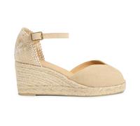 Castañer - Compensées de 7 cm - Femme - Chaussures - Beige - Taille: 37 EU