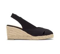 Castañer - Diana Peep-toe Espadrille - Femme - Chaussures - Noir - Taille: 40 EU