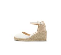 Castañer - Carol Wedge Espadrille - Femme - Chaussures - Blanc - Taille: 36 EU