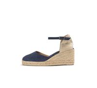 Castañer Espadrilles 'Carol' beige clair / bleu marine, Taille 37