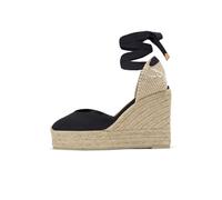 Castañer - Chiara Wedge Espadrille - Femme - Chaussures - Noir - Taille: 36 EU
