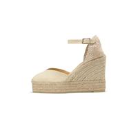 Castañer Espadrilles 'Chiarita' chamois / beige chiné / coquille d'oeuf, Taille 41