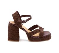 Castañer Sandales à talon VALLE pour femme Marron Taille 40