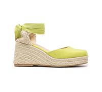 Castañer - Tina Espadrilles compensées en raphia - Femme - Chaussures - Jaune - Taille: 40 EU