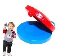 Castanets en Bois - Castanets pour | Castanets Amusants à la Main, Instruments de Percussion espagnoles pour Les Spectacles scéniques de la Maternelle, Cours de Musique fêtes à thème pour