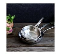 Castel´Pro Mini Poêle creuse sautoir Inox CRISTEL D12 cm