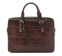 Castelijn & Beerens Attaché-case Cuir véritable 41 cm Compartiment ordinateur brun