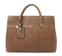 Castelijn & Beerens Carisma Sac de shopper Protection RFID Cuir véritable 41 cm Compartiment ordinateur brun