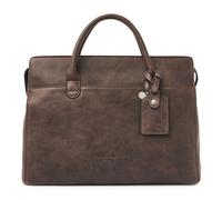 Castelijn & Beerens Carisma Sac de shopper Protection RFID Cuir véritable 41 cm Compartiment ordinateur brun