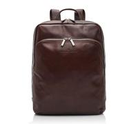 Castelijn & Beerens Firenze Sac à dos RFID Cuir 41 cm Compartiment pour ordinateur portable brun