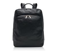 Castelijn & Beerens Firenze Sac à dos RFID Cuir 41 cm Compartiment pour ordinateur portable noir