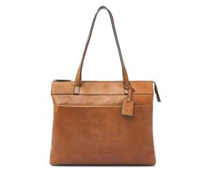 Castelijn & Beerens Lia Sac de shopper Protection RFID Cuir 45 cm Compartiment pour ordinateur portable brun