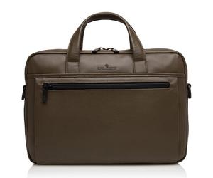 Castelijn & Beerens Nappa X Charlie Porte-documents en cuir RFID 41 cm Compartiment pour ordinateur portable olive