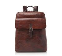 Castelijn & Beerens Rien Sac à dos professionnel Protection RFID Cuir véritable 40 cm Compartiment ordinateur brun