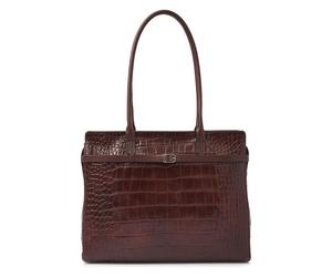 Castelijn & Beerens Tess Porte-documents Protection RFID Cuir 40 cm Compartiment pour ordinateur portable brun