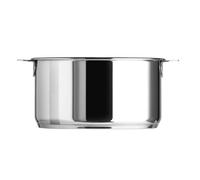 Cristel - F26QMP- Faitout inox 26cm sans poignée amovible- Collection Casteline
