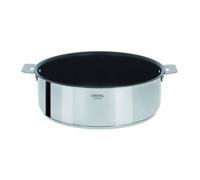 Cristel - S24QMPE- Sauteuse inox 24cm sans poignée amovible - Anti-adhérent Exceliss+ Collection Casteline