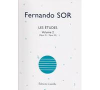 CASTELLE FERNANDO SOR - LES ETUDES VOLUME 2 (OP.31 - OP.35) - GUITARE Méthode et pédagogie Guitare Guitare acoustique